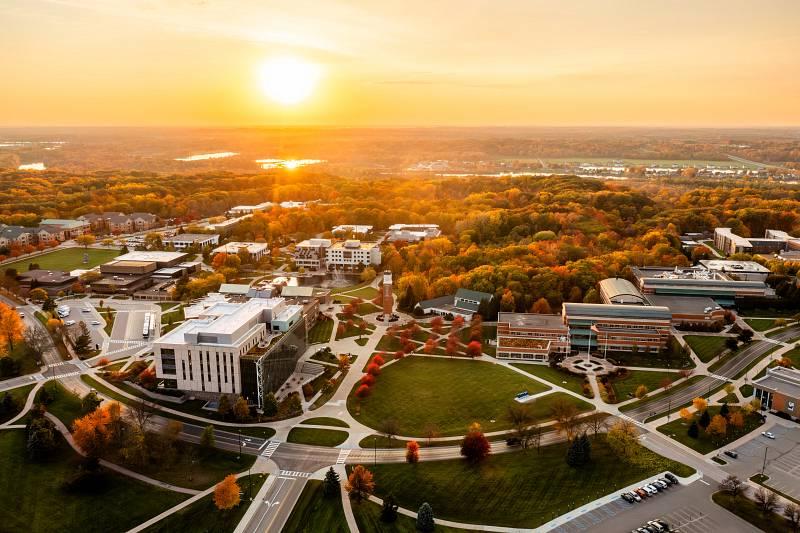 Grand Valley State University's Allendale campus.